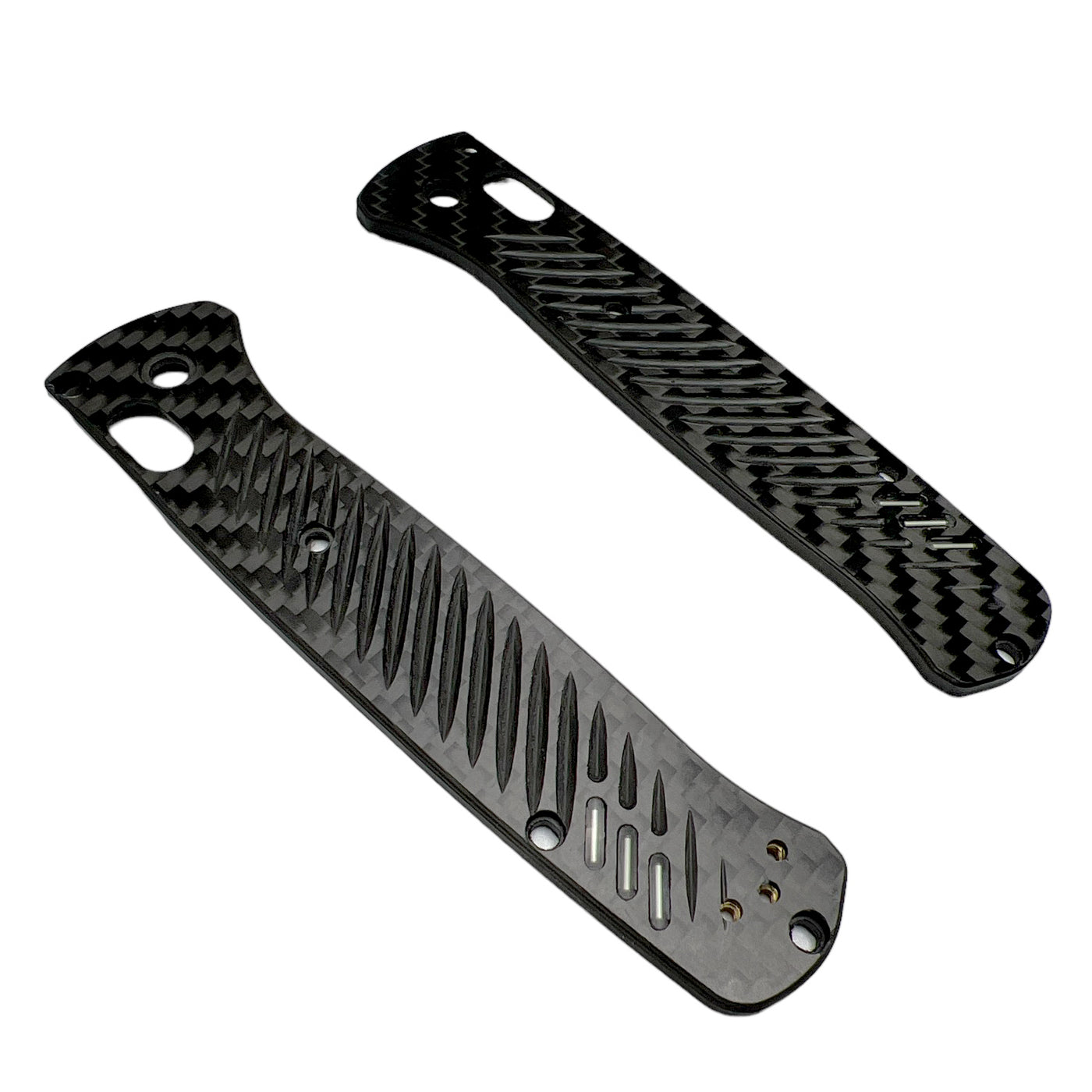 Carbon Fiber Gillz Pattern Scales for the Benchmade Bugout