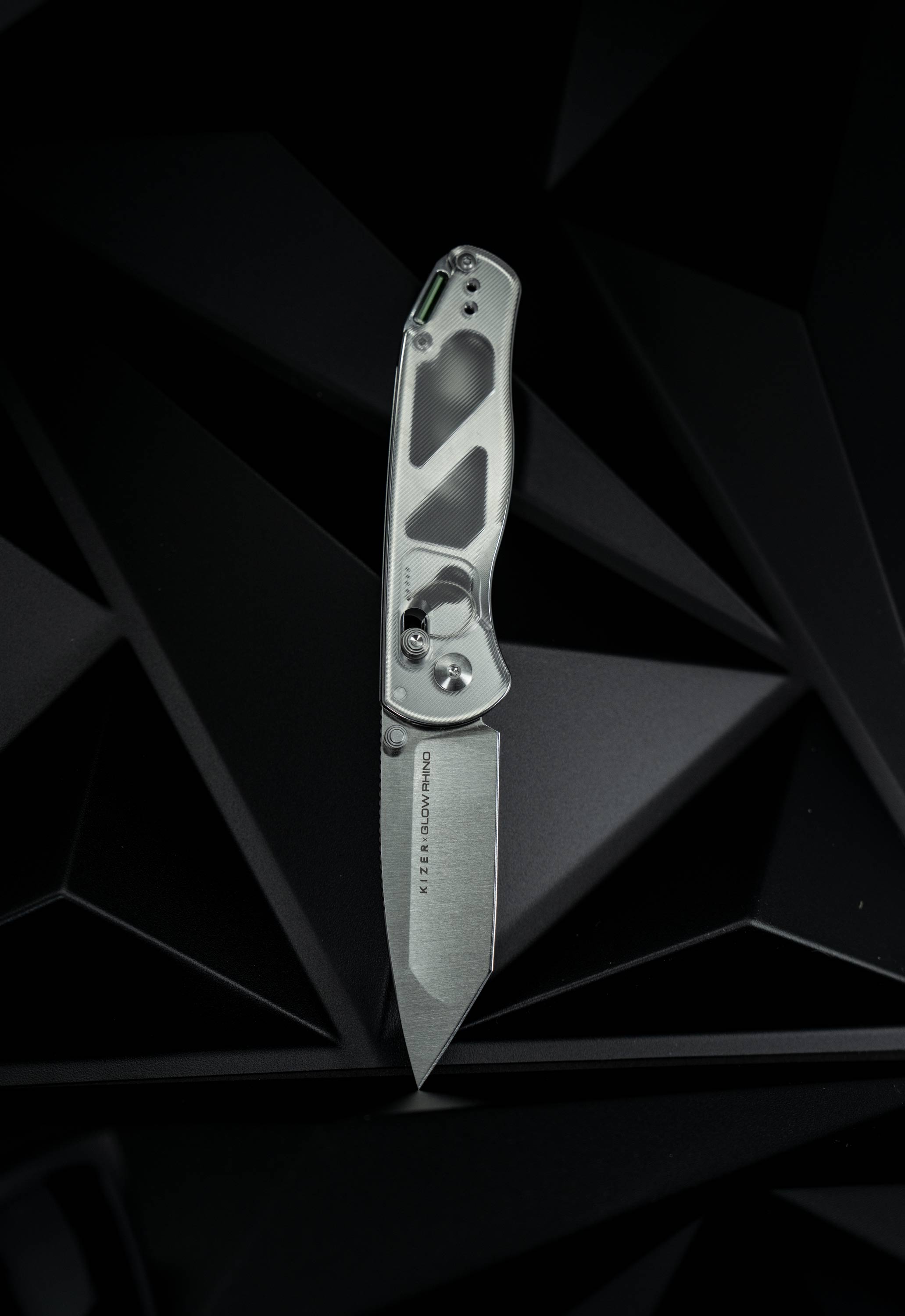 The Kizer x Glow Rhino Tritium Drop Bear Exclusive