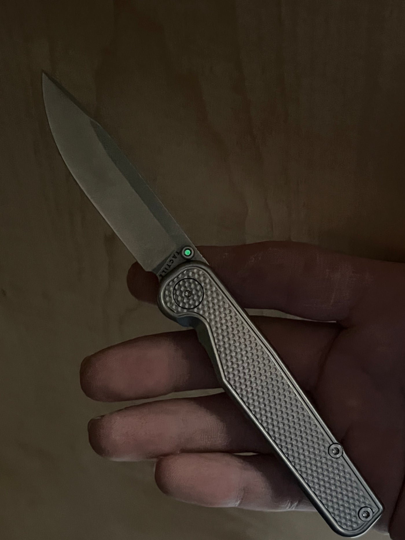 Tactile Knife Co. Rockwall Tritium Thumbstud